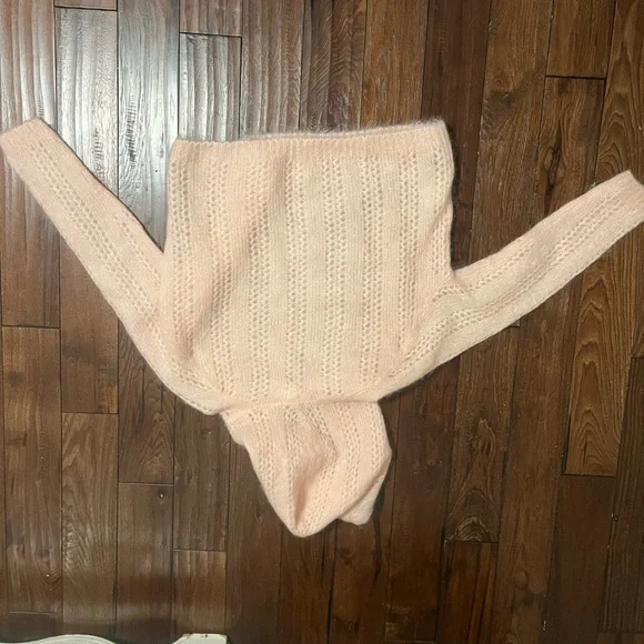 Sezane mohair Theodora XS Cozy Pink Knit Sweater - Picture 6 of 6